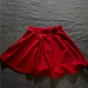Dark Red Skirt